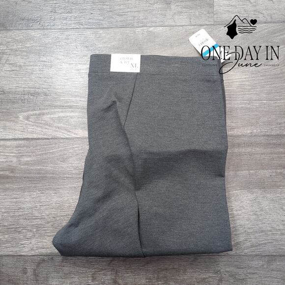 crown & ivy Pull On Ankle Pants Size XL Short - Picture 6 of 6